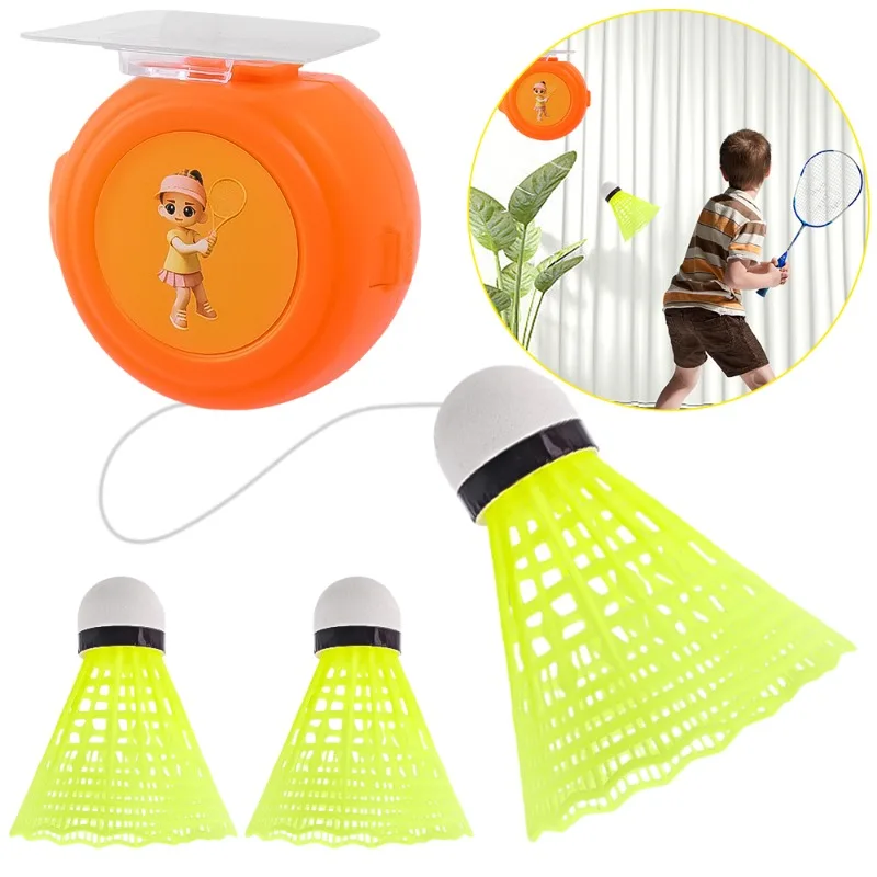 Badminton Score Counter - Self-Adhesive Elastic Badminton Trainer Set, Solo