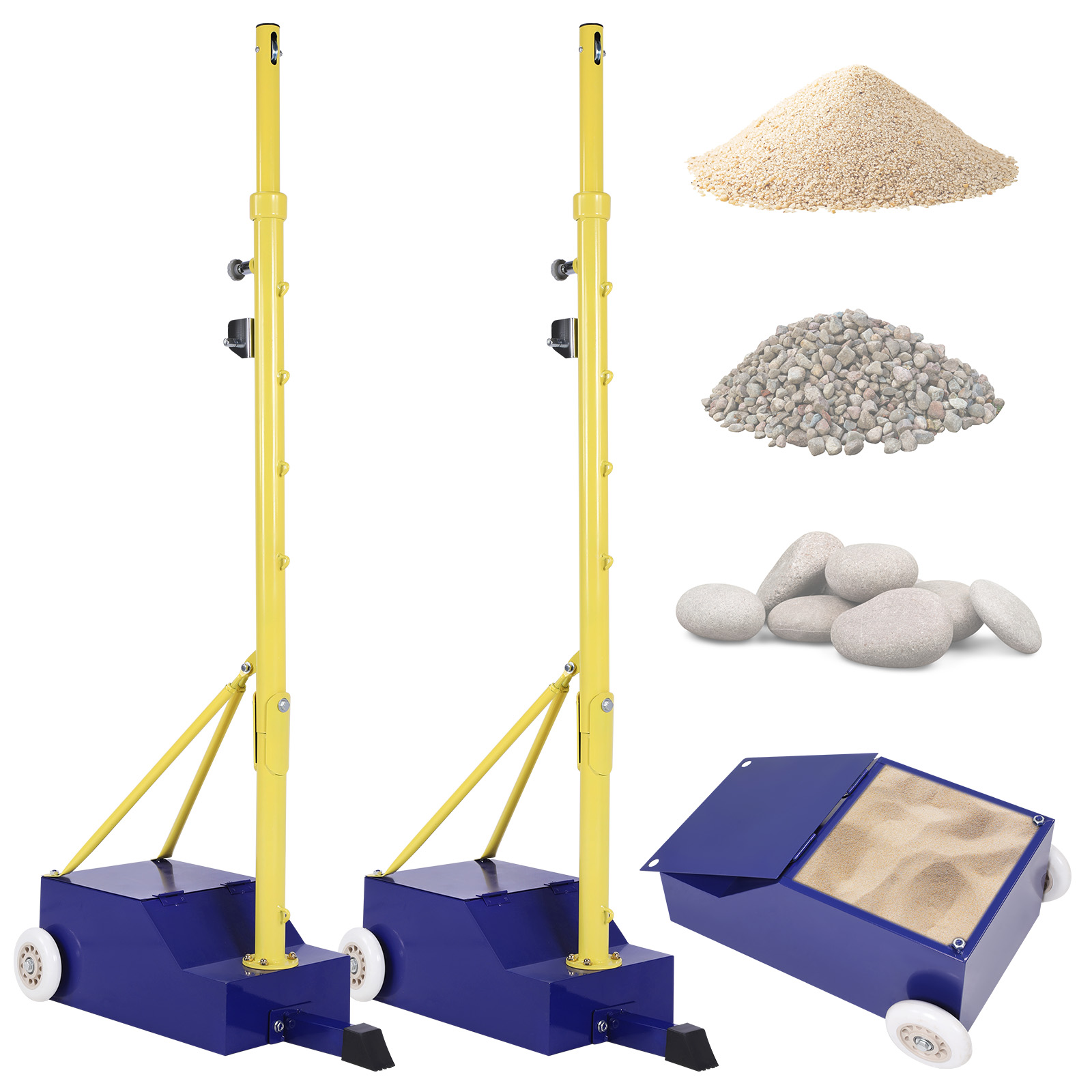 Volleyball Poles Heavy Duty Ba – Badminton Badminton Bewertung und Preis