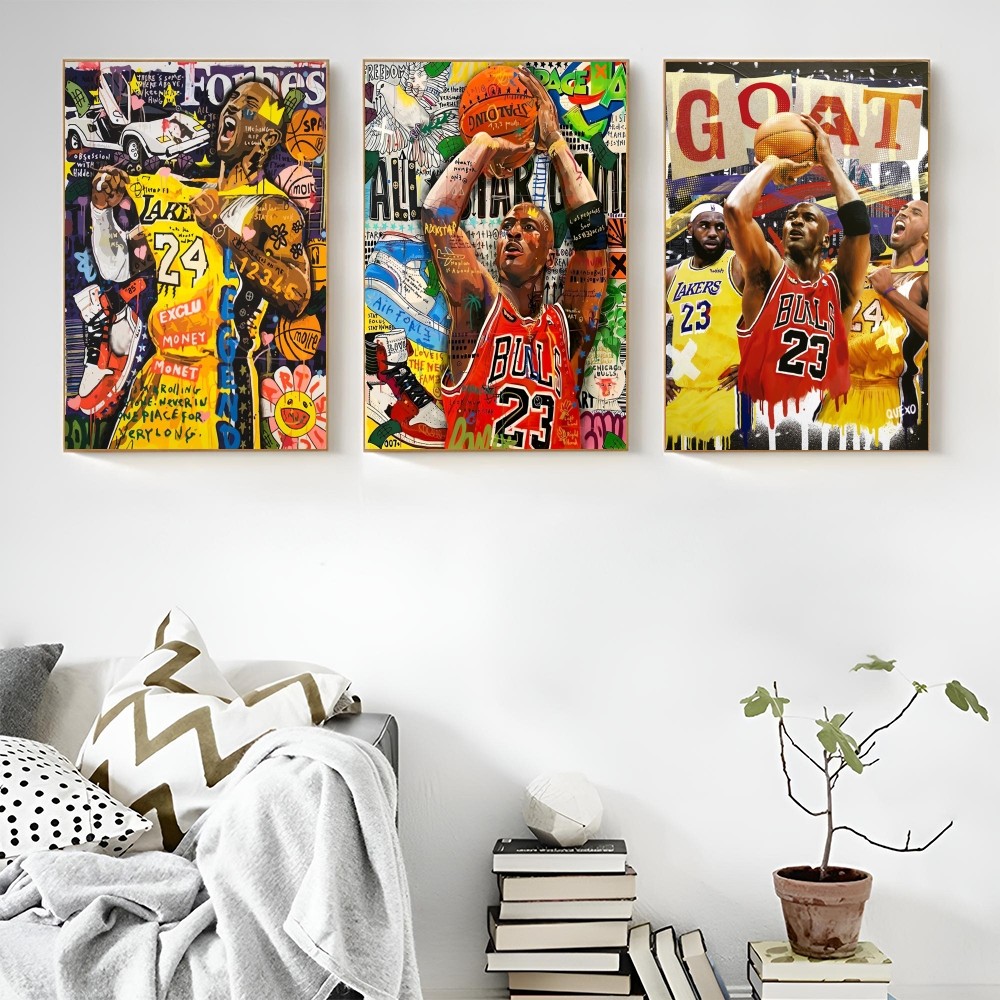 1PC Basketball Player  Poster  – Badminton Zone Bewertung und Preis