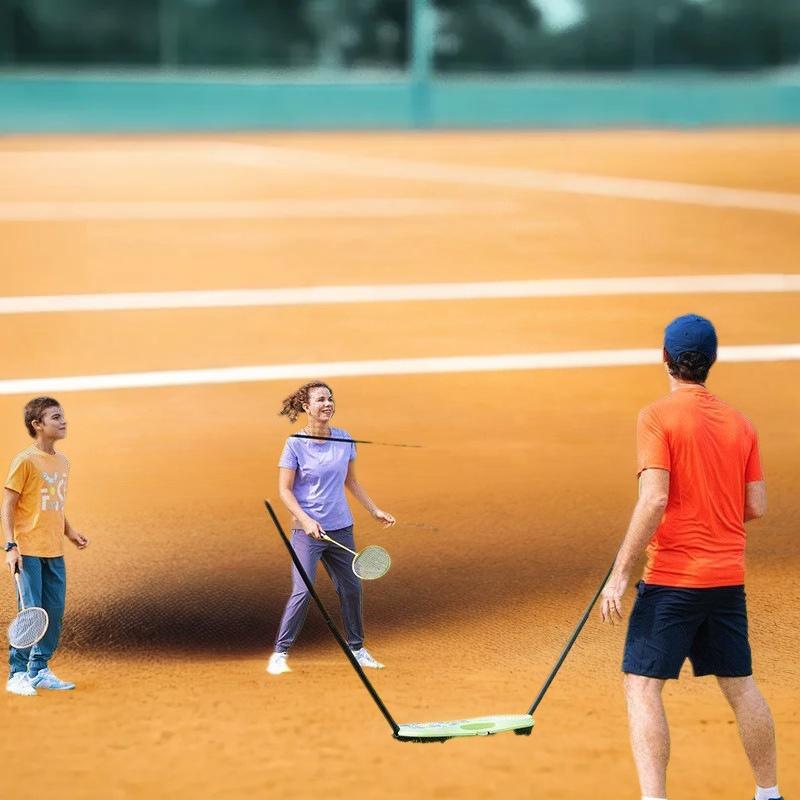 New Portable Folding Badminton – Badminton Background Bewertung und Preis