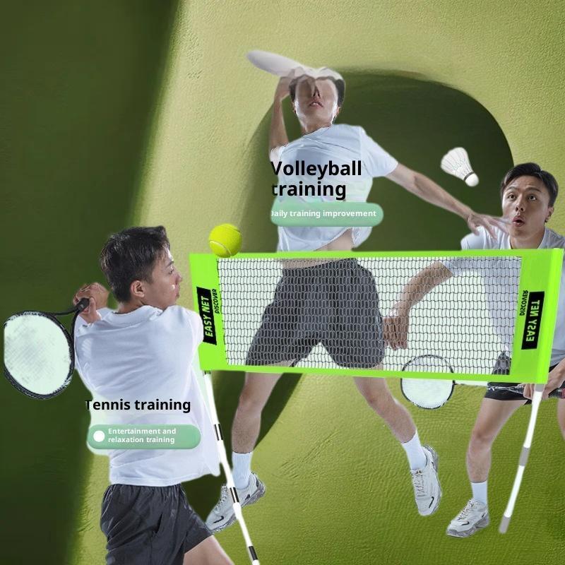 New Portable Folding Badminton – Badminton Background Bewertung und Preis