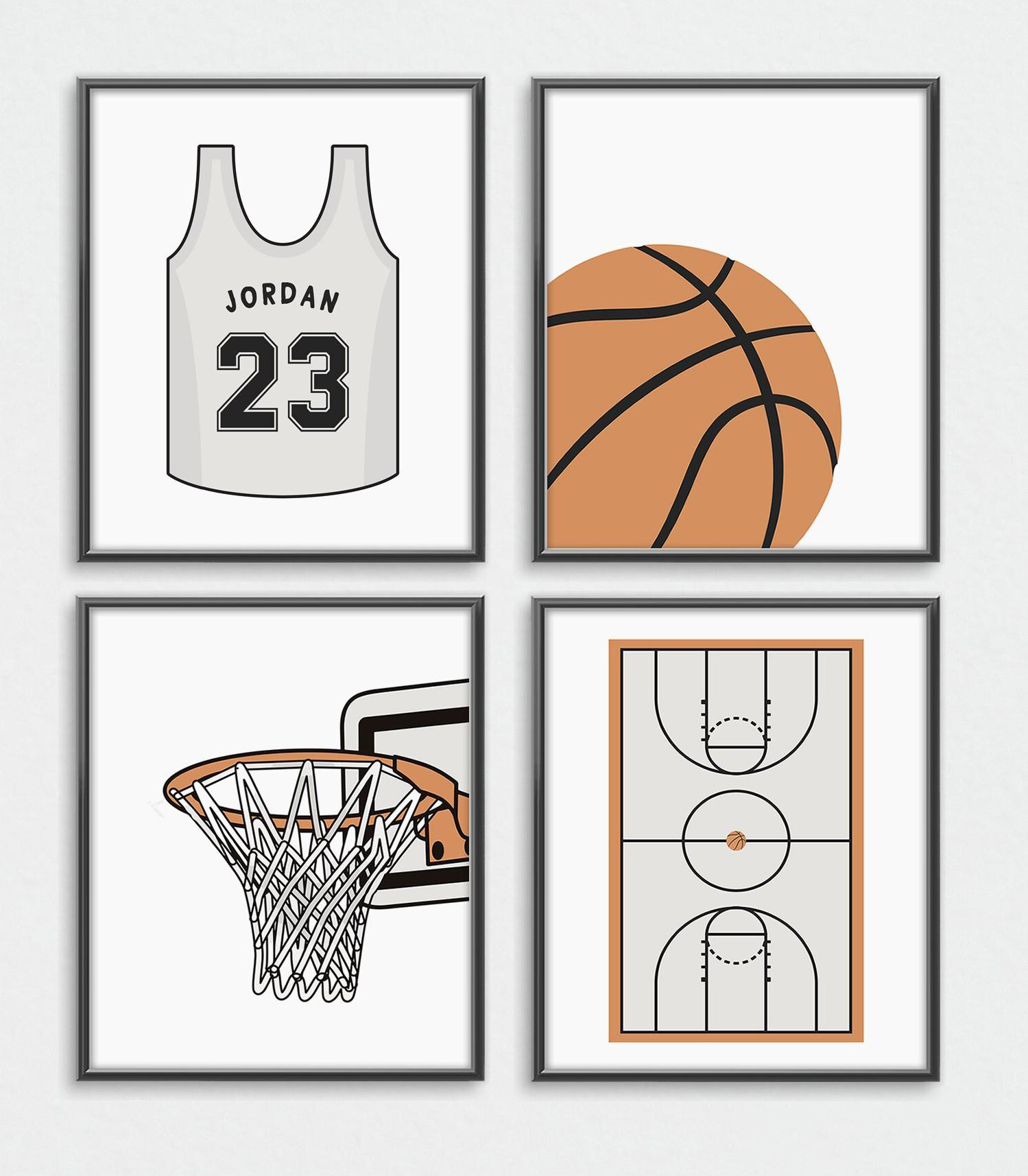 Cartoon Creative Basketball Fo – Badminton Zone Bewertung und Preis