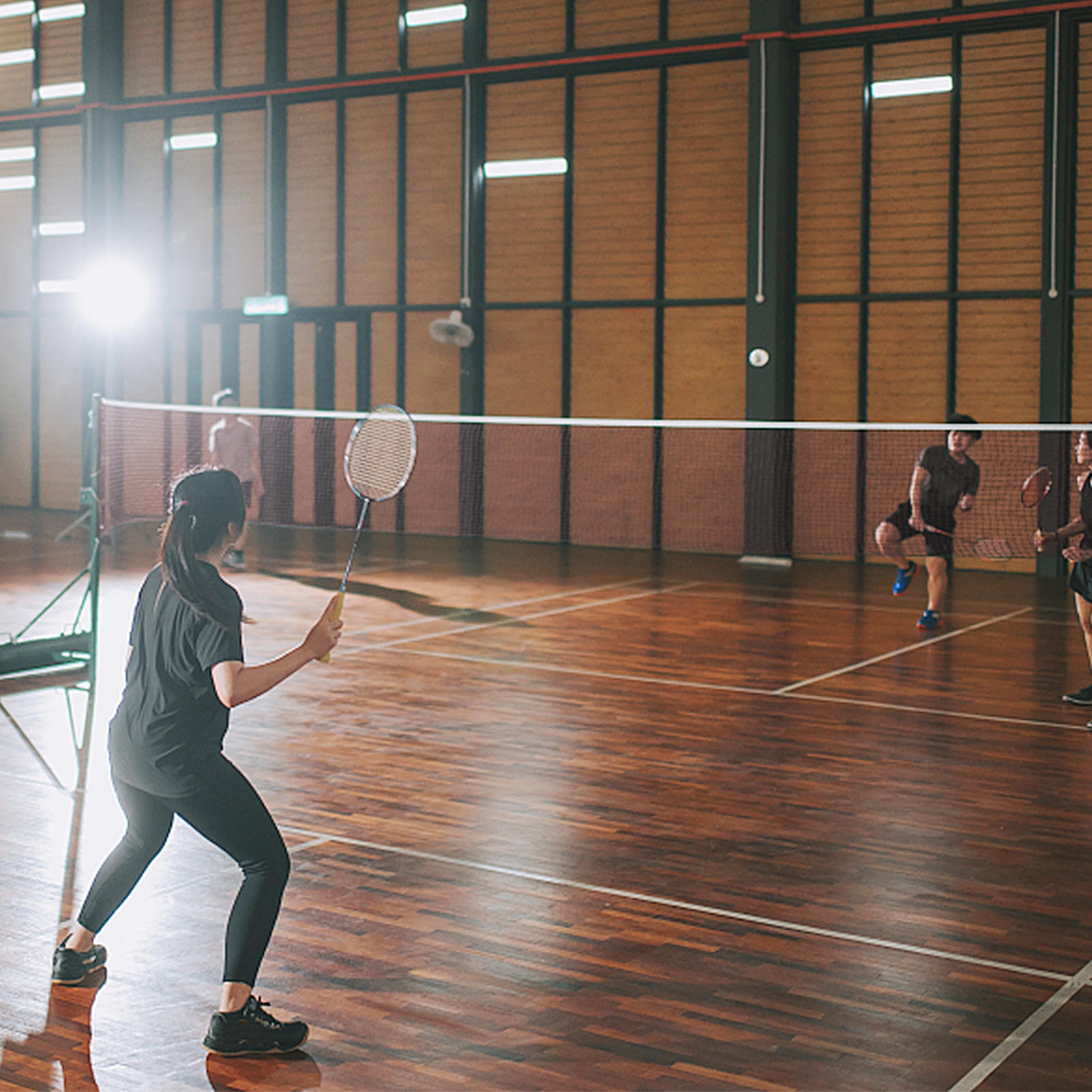 Sports Badminton Net 2 Colors  – Badminton Badminton Bewertung und Preis