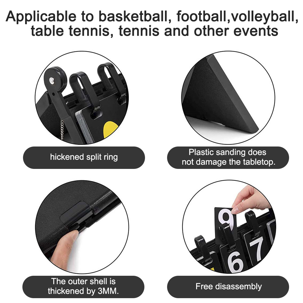 Flip Scorekeeper,Portable Scor – Badminton Score Counter Bewertung und Preis