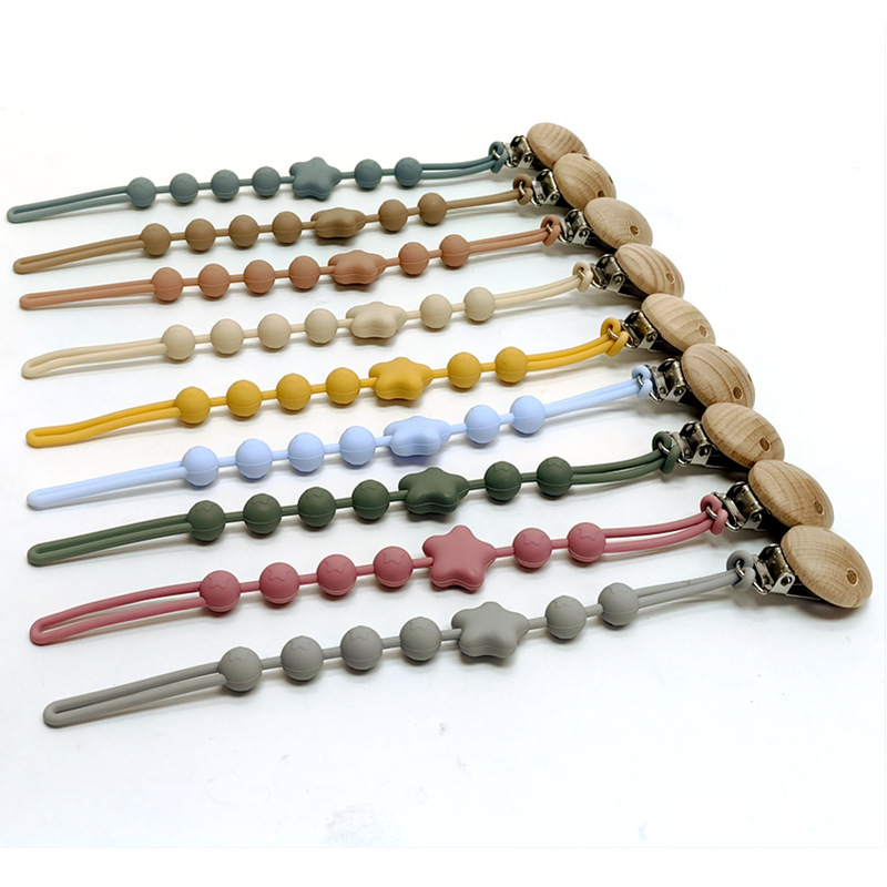 1/18pcs Teether Chain Baby Sil – String Tension Clip Bewertung und Preis