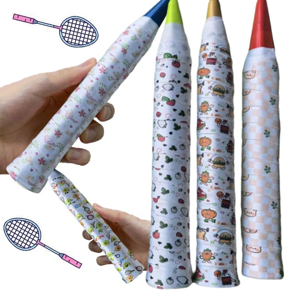 New Cartoon Printed Badminton  – Badminton Grip Tape Bewertung und Preis
