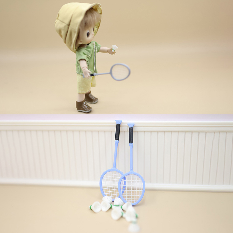 1Pair 1:12 Dollhouse Badminton – Badminton House Bewertung und Preis