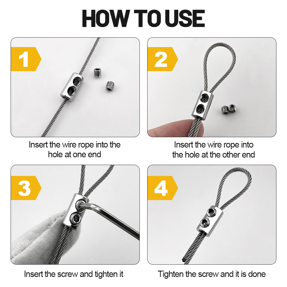 2/3mm Steel Wire Rope Hanging  – String Tension Clip Bewertung und Preis