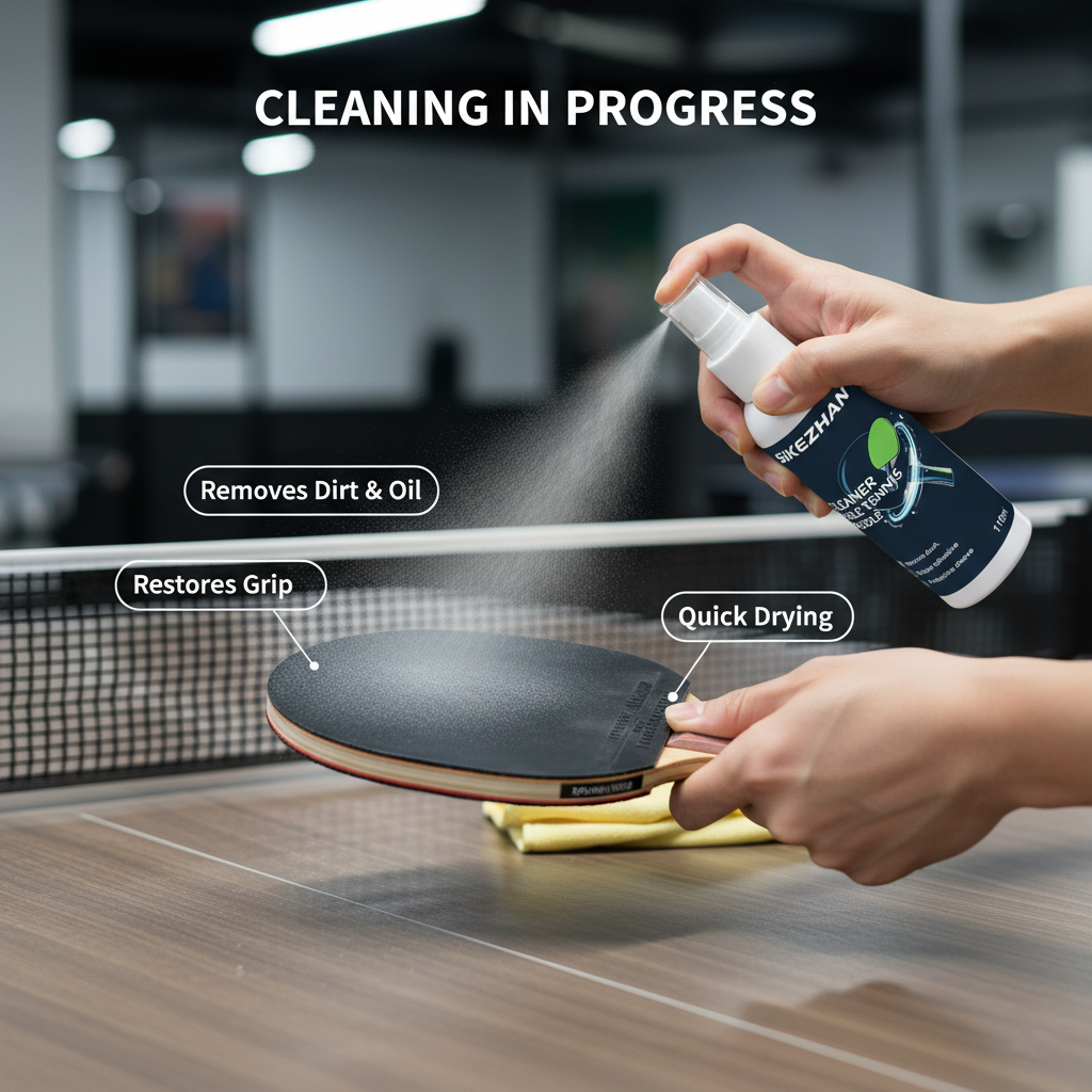 Ping Pong Paddle Cleaner Spray – Badminton Background Bewertung und Preis