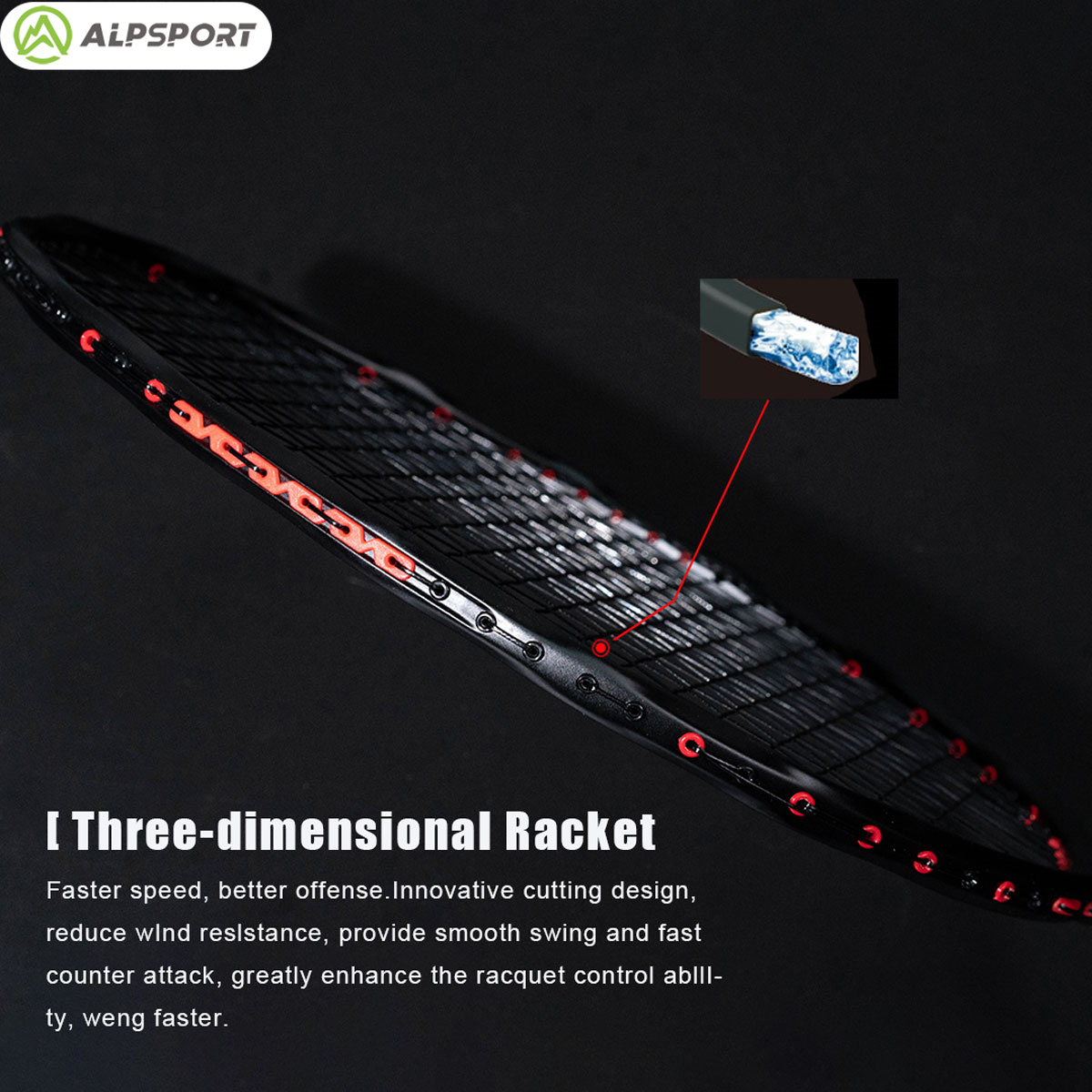 Alpsport MH-V5 5U 75g Wave Leg – Badminton Background Bewertung und Preis