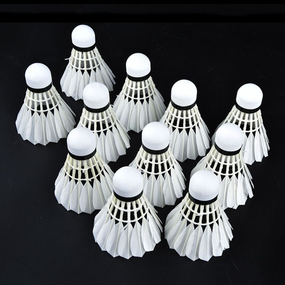 3/6/12Pcs New White Badminton  – Badminton House Bewertung und Preis