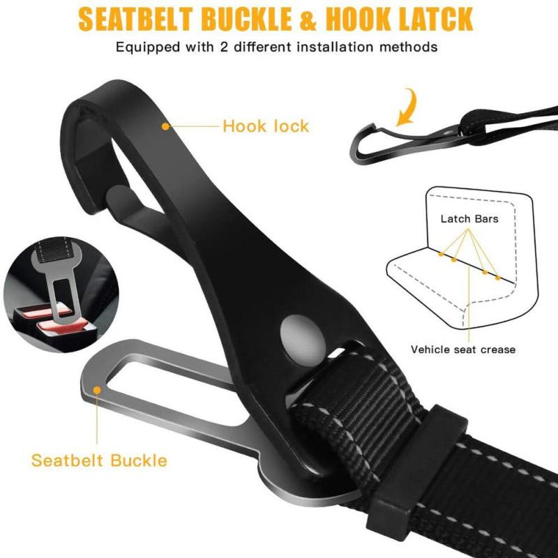 3 In 1 Pet Dog Car Seat Belt N – String Tension Clip Bewertung und Preis