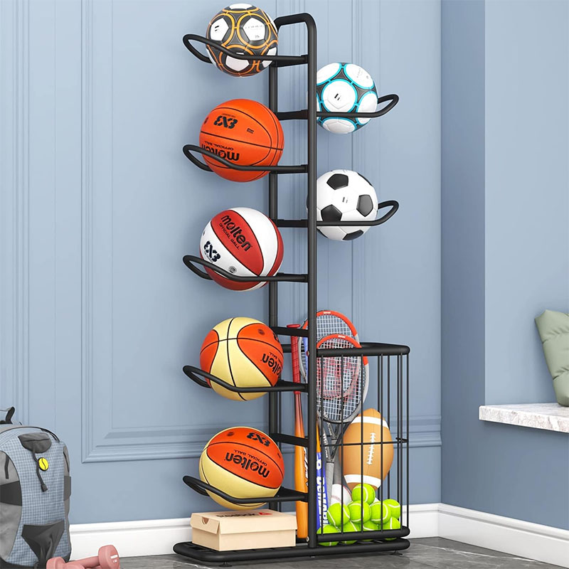 Sports Ball Storage Rack Baske – Badminton Zone Bewertung und Preis