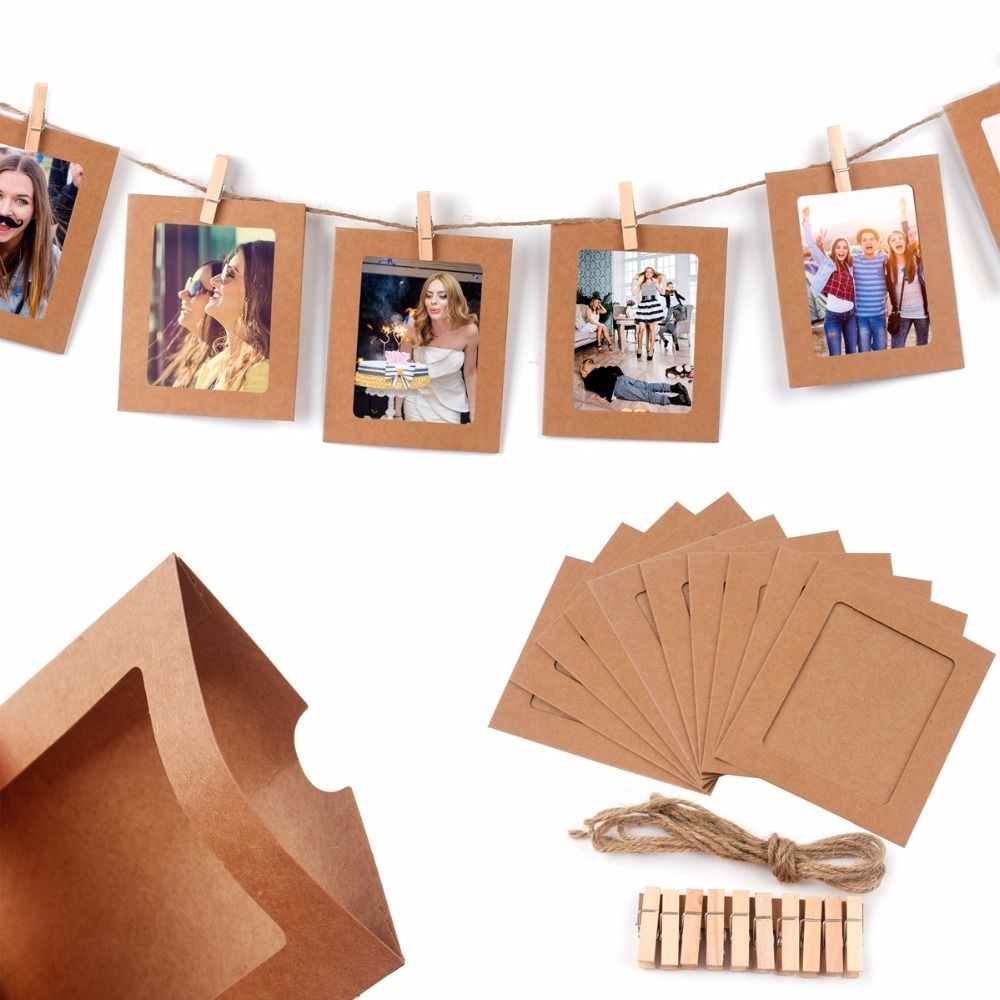 10Pcs DIY Craft Paper Photo Fr – String Tension Clip Bewertung und Preis
