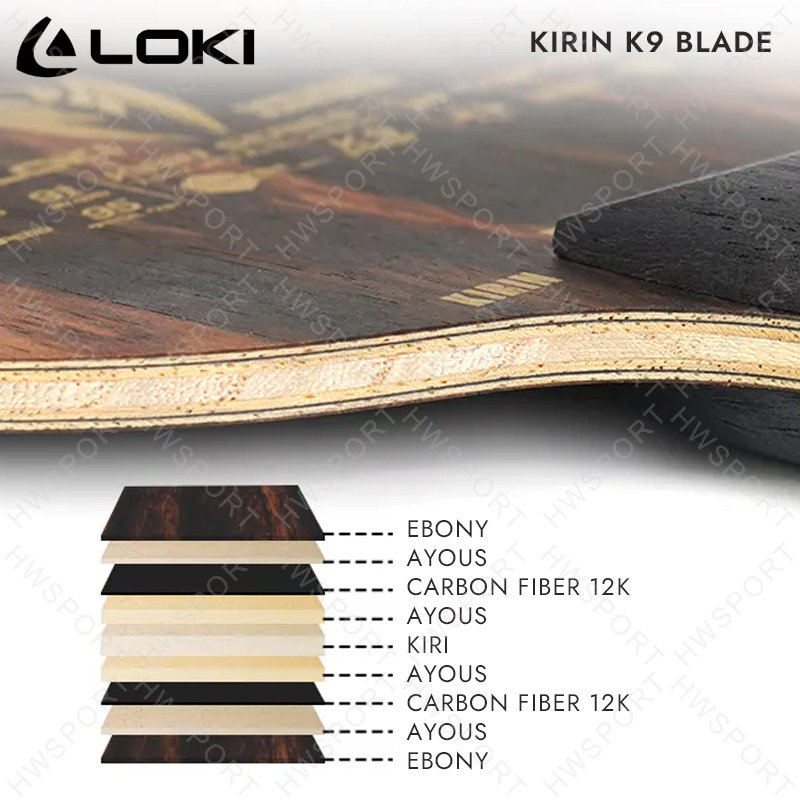 LOKI KIRIN K9 K10 K11 Table Te – Badminton Background Bewertung und Preis
