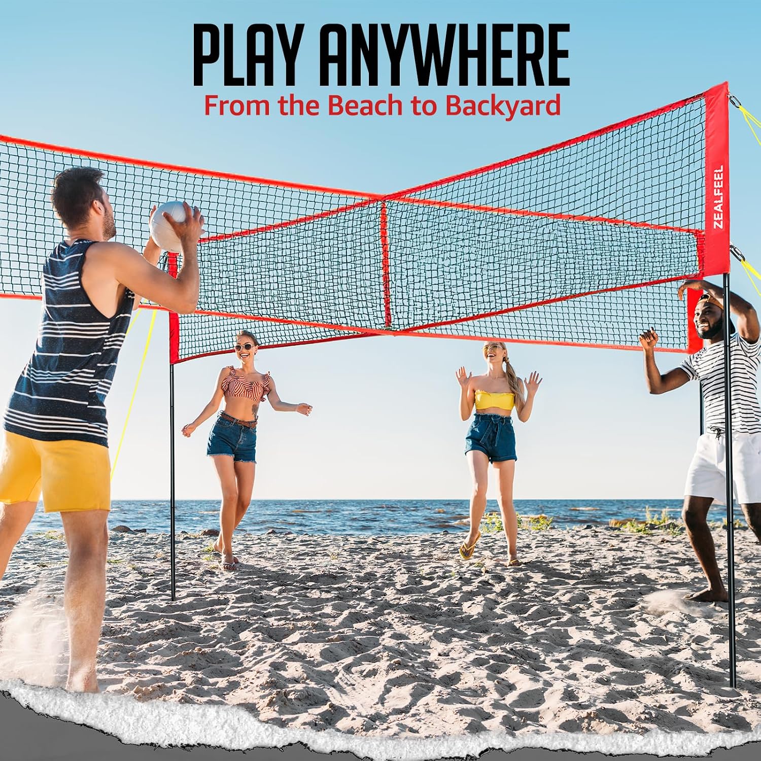 4-Way Volleyball & Badminton C – Badminton Badminton Bewertung und Preis