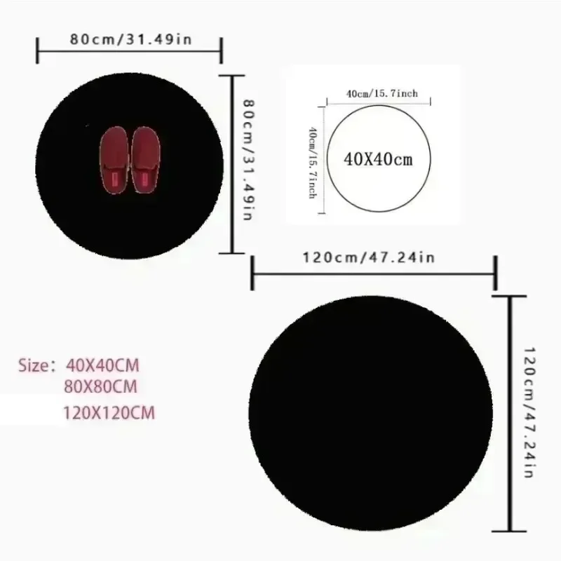 A Round Rug Featuring a Graffi – Badminton Zone Bewertung und Preis